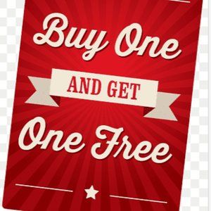 BUY ONE GET ONE FREE